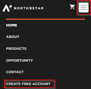 How to create free NortheStar account  on smartphone