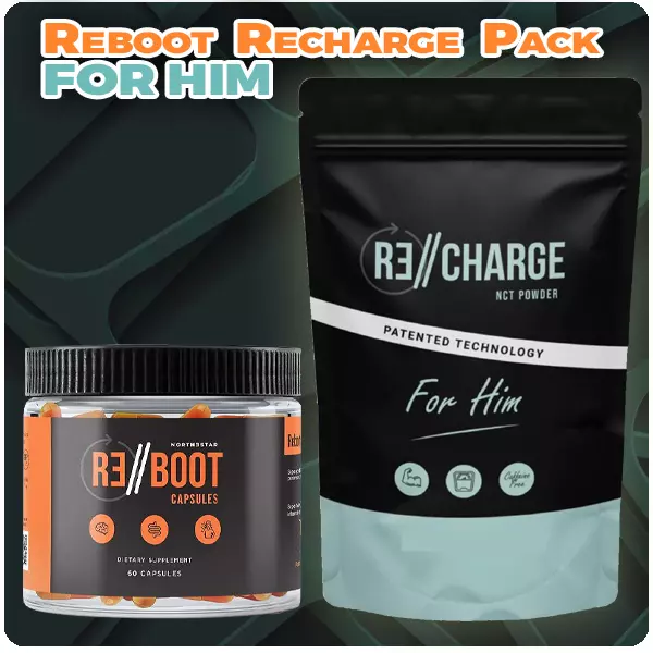 NortheStar products: Reboot and Recharge for Him