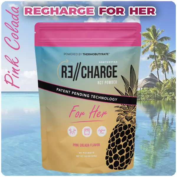 NCT Recharge for Her with Pink Colada flavor